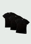 Cursive Black Pack Of Tees 3 Pack