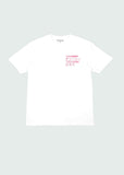 International Language T-Shirt White Pink