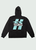 TU•LON•ES Zip Up Hoodie Black