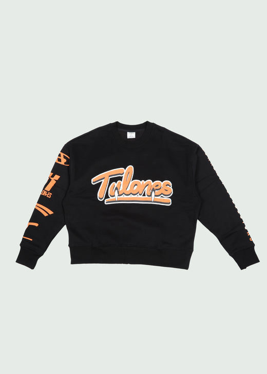 25’ Crewneck Cropped Women Black