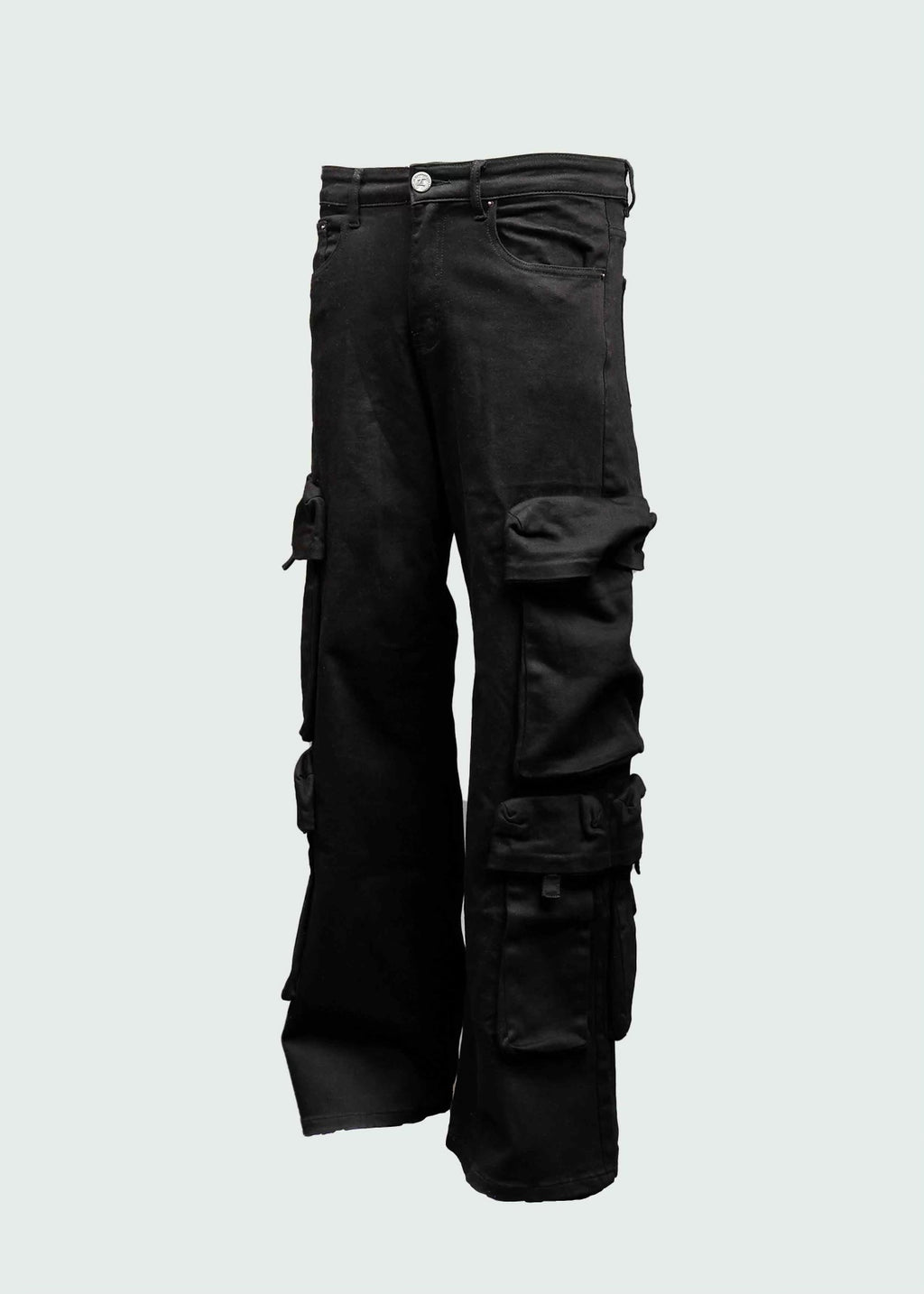 Big Pocket Jeans Black