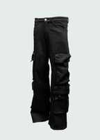 Big Pocket Jeans Black