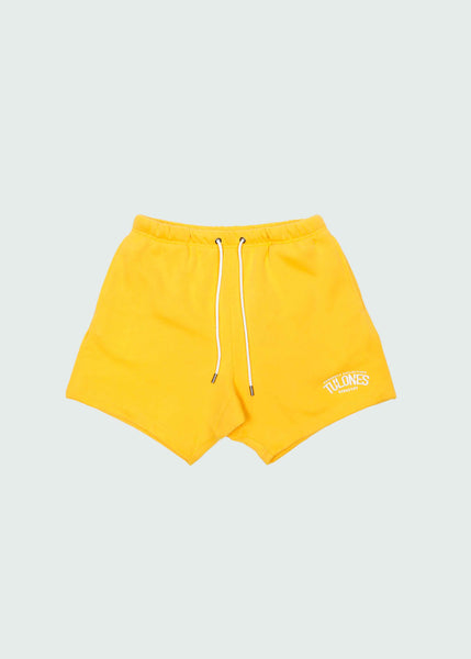 Staple Arch Cotton Shorts Yellow