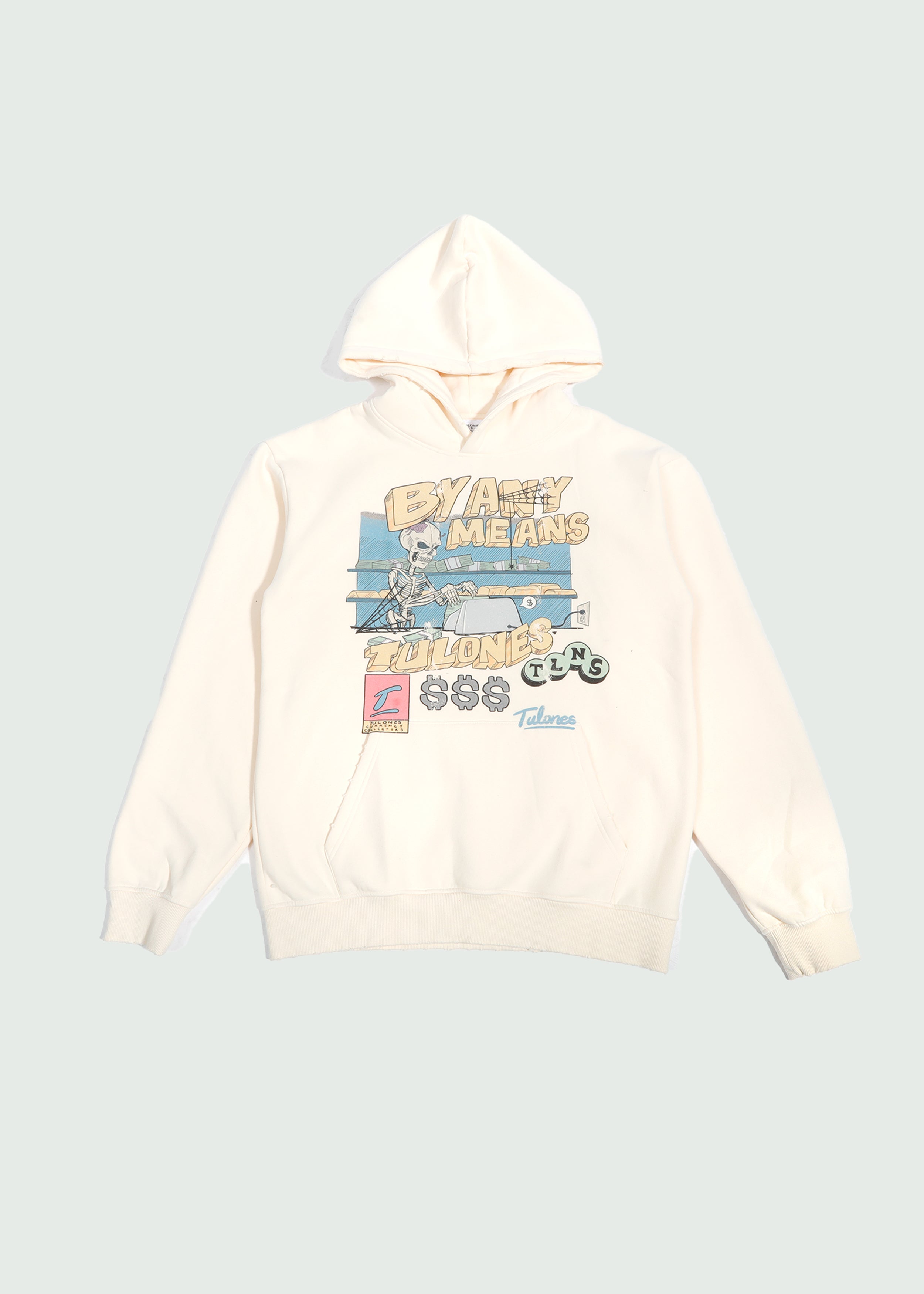 By Any Means Hoodie Nude Main image