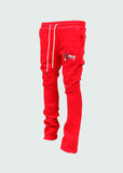 Mashed Up Joggers Red