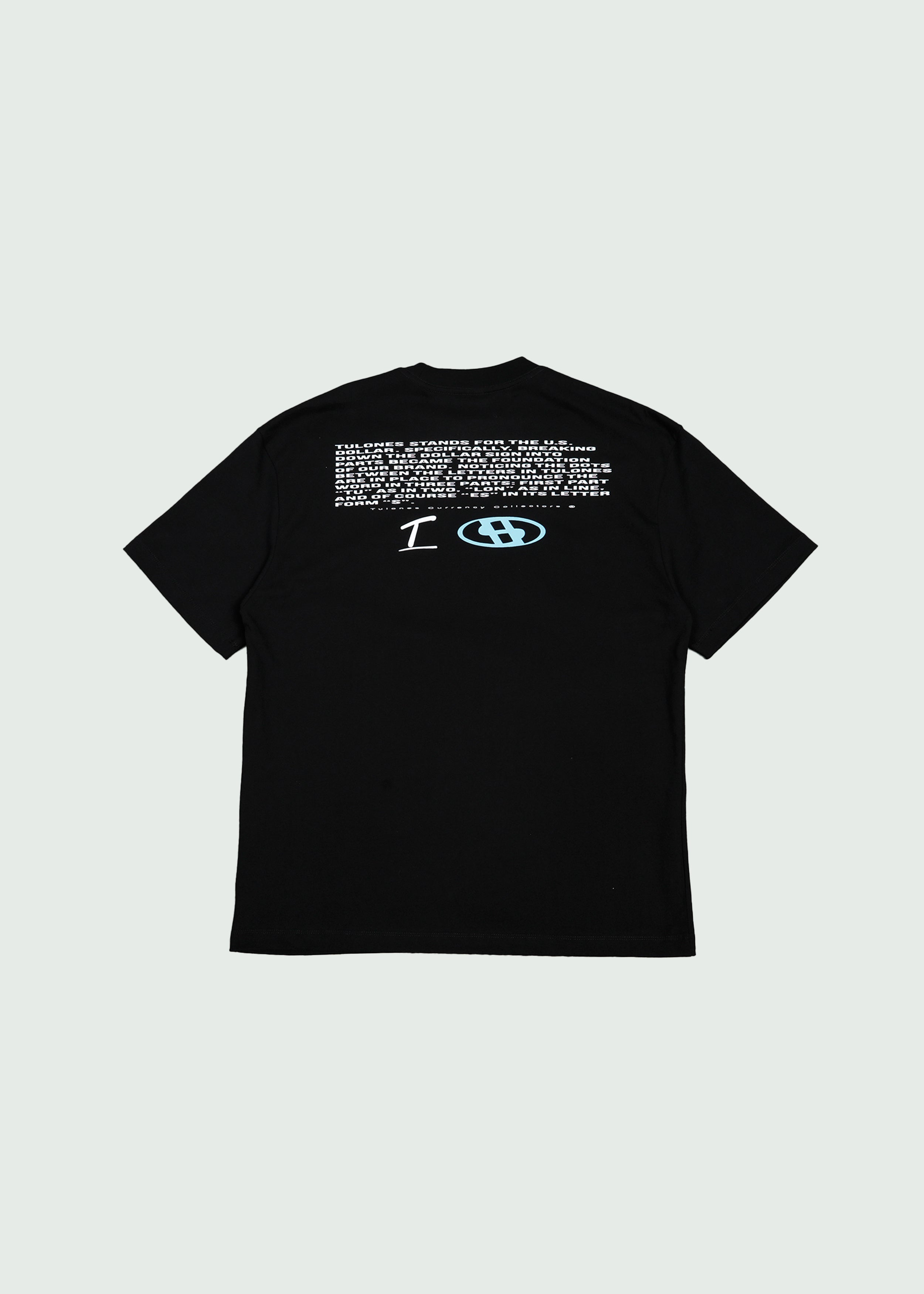 Two Line T-shirt Black Secondary image