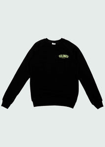 Black & Neon Tulones Staple Arch Crewneck Sweater (2023)