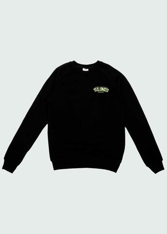 Black & Neon Tulones Staple Arch Crewneck Sweater (2023)