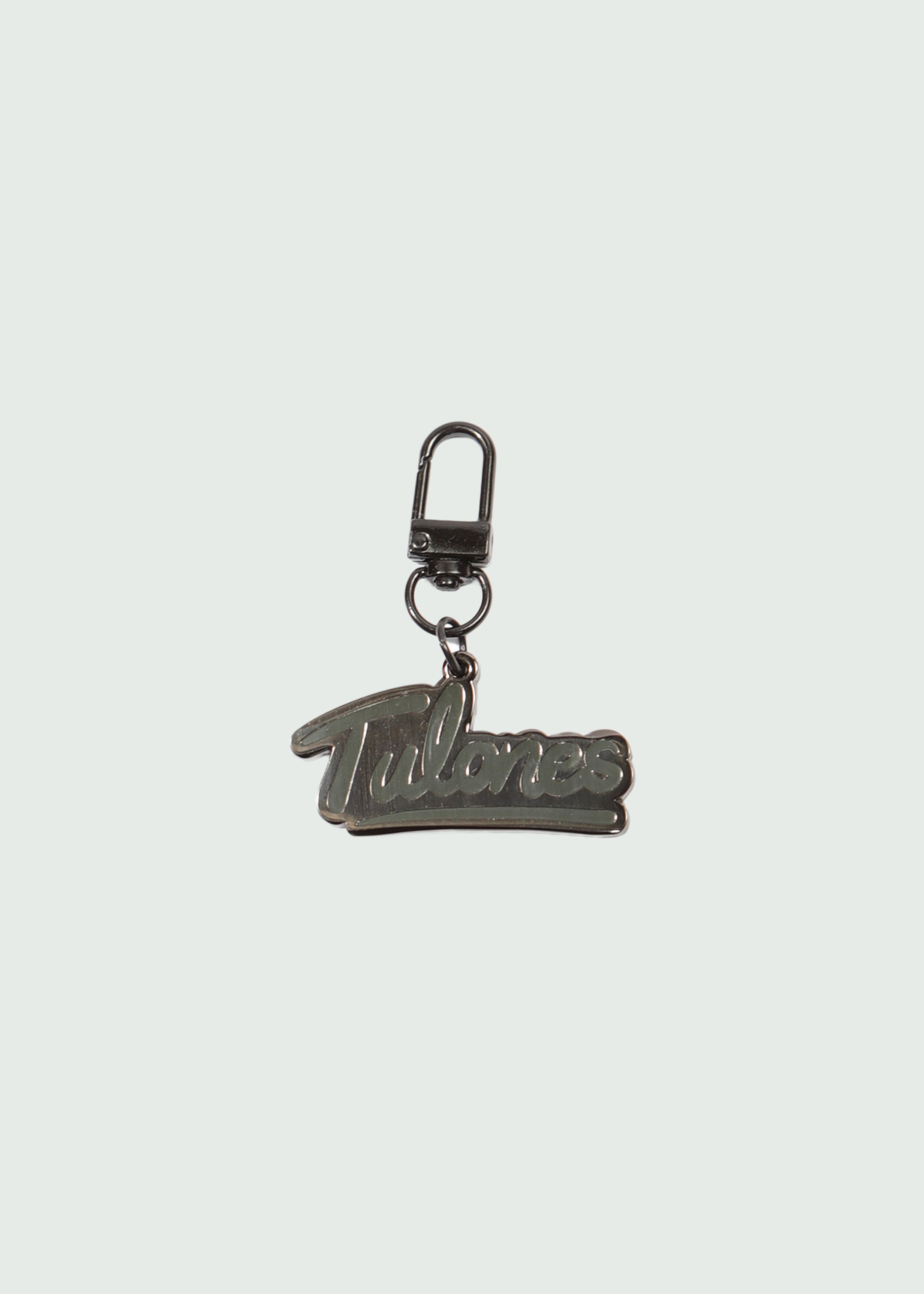 Black Cursive Logo Keychain Main image