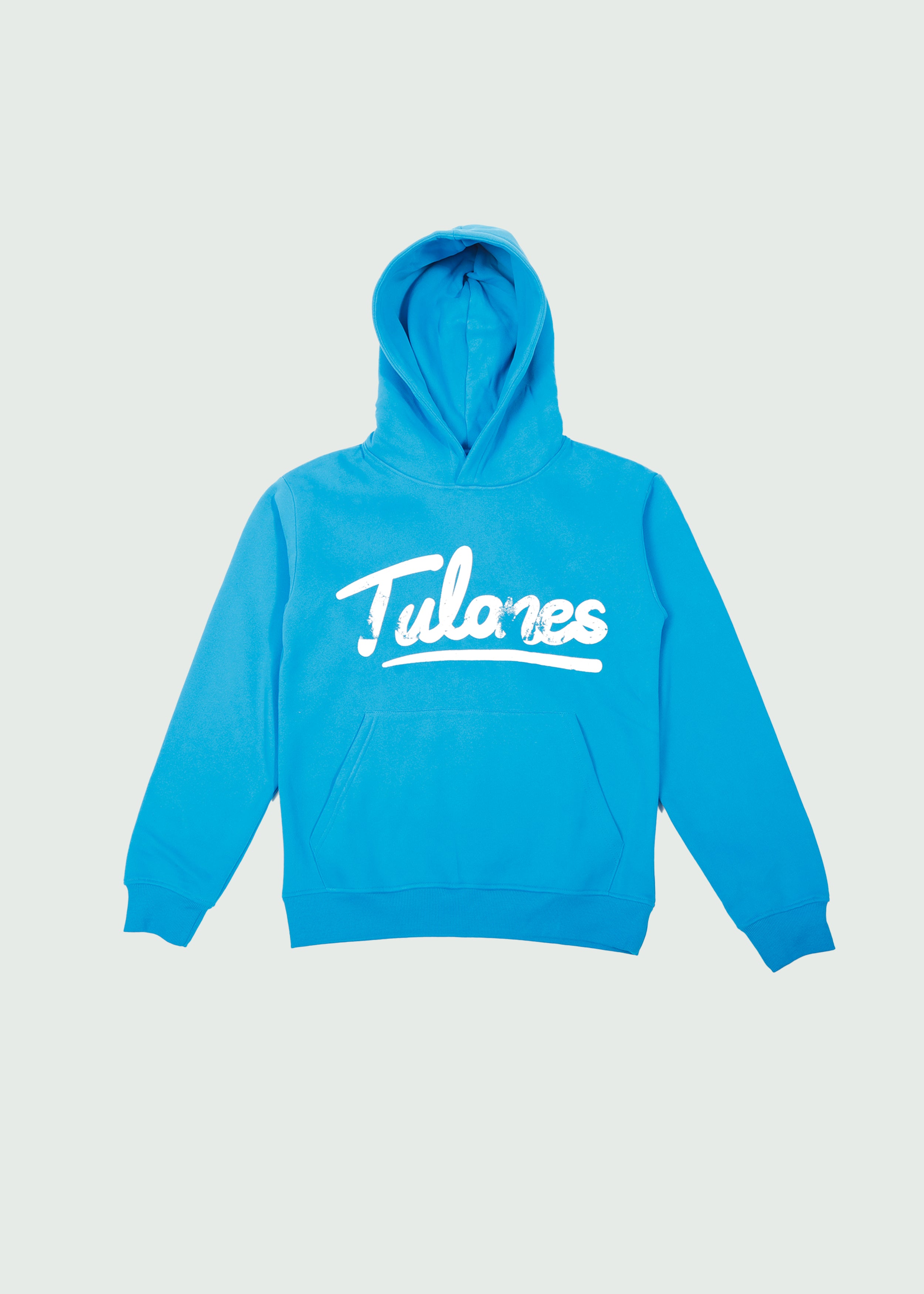 Cursive Logo Hoodie Blue Main image