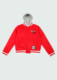 By Any Means Hooded Bomber Red