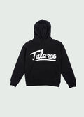 Cursive Logo Hoodie Black/White
