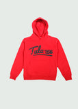 Cursive Logo Hoodie Red