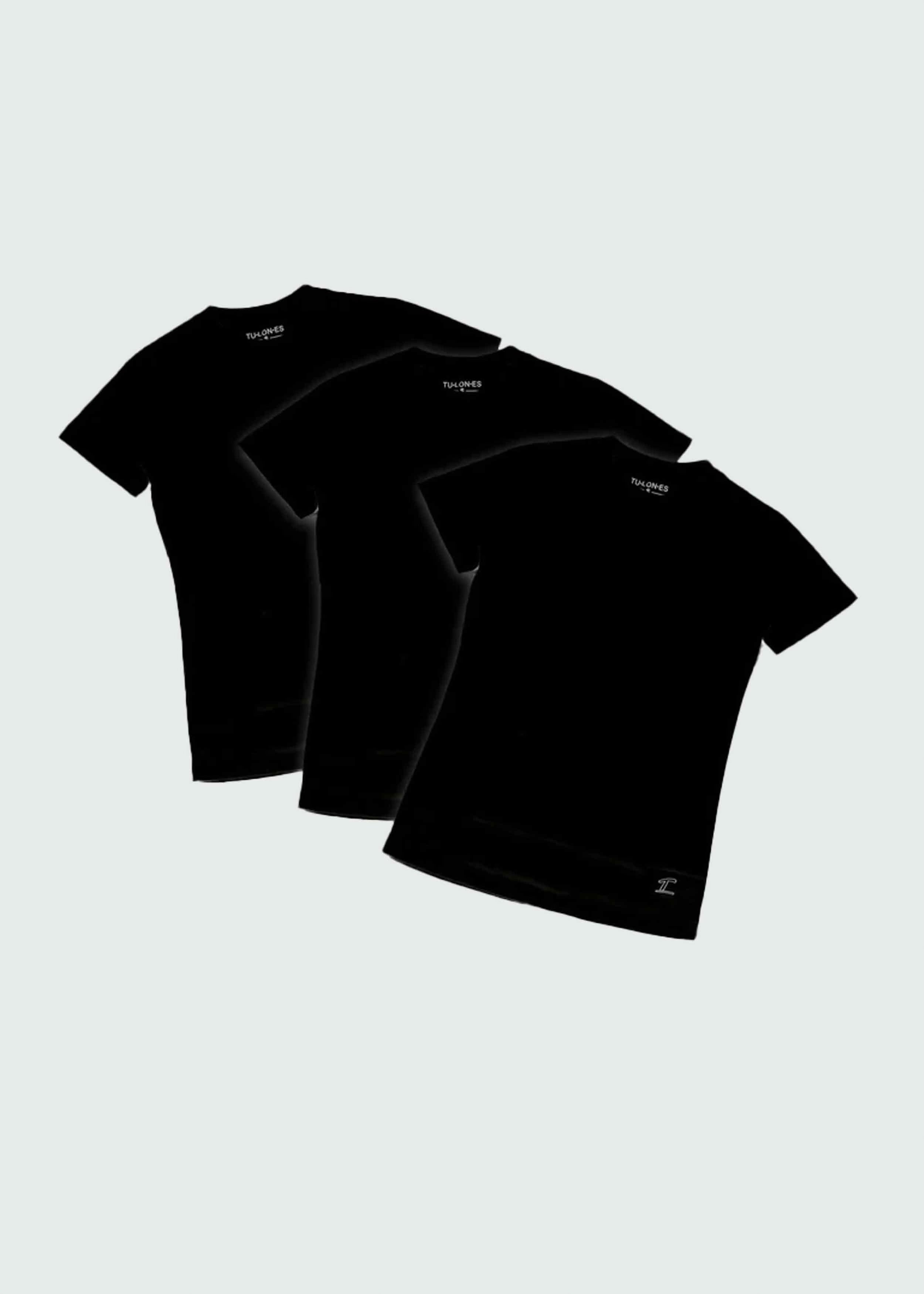 Black Pack Of Tees 3 Pack Secondary image
