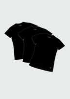 Black Pack Of Tees 3 Pack