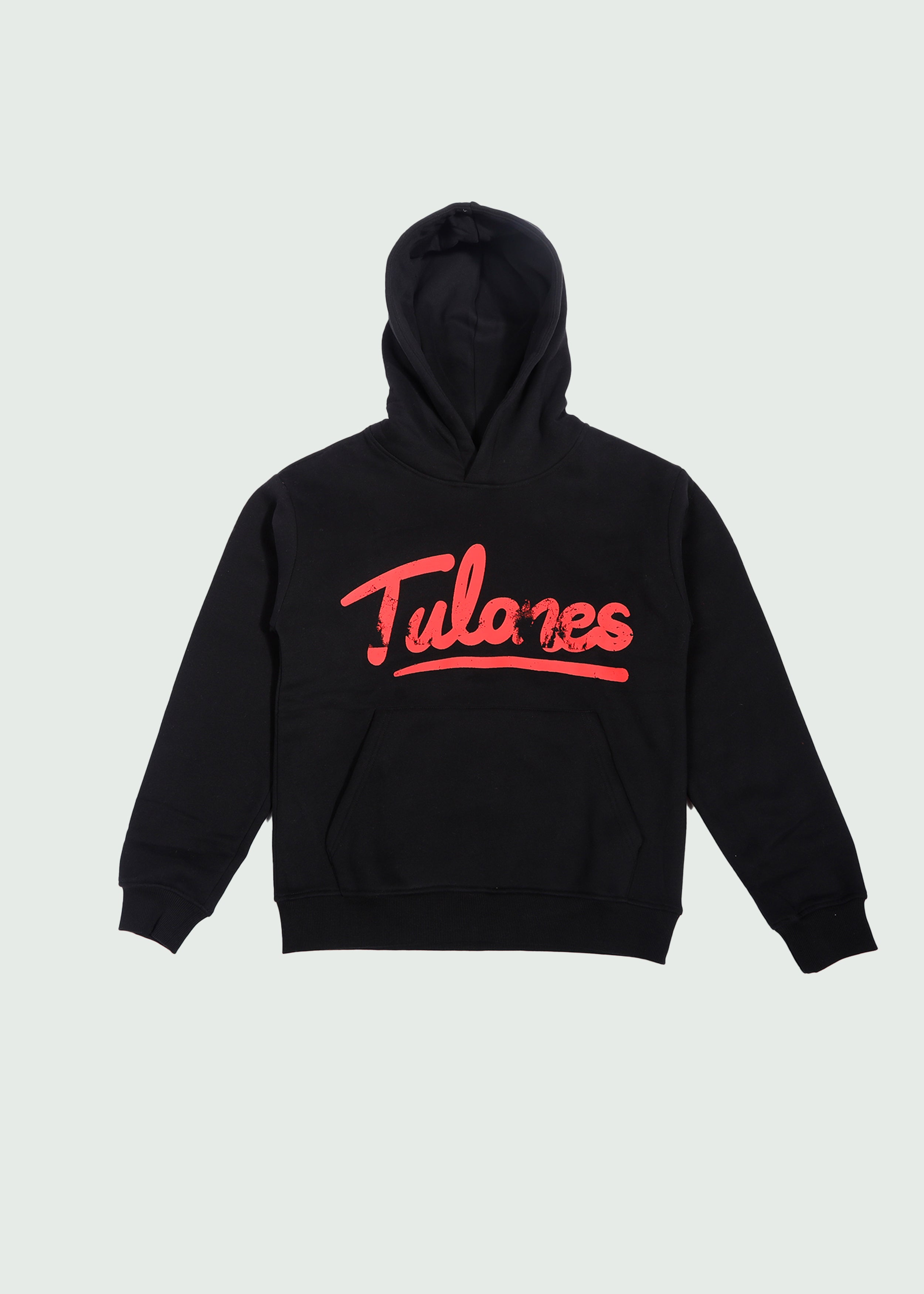 Cursive Logo Hoodie Black/Red Main image