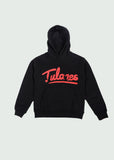 Cursive Logo Hoodie Black/Red