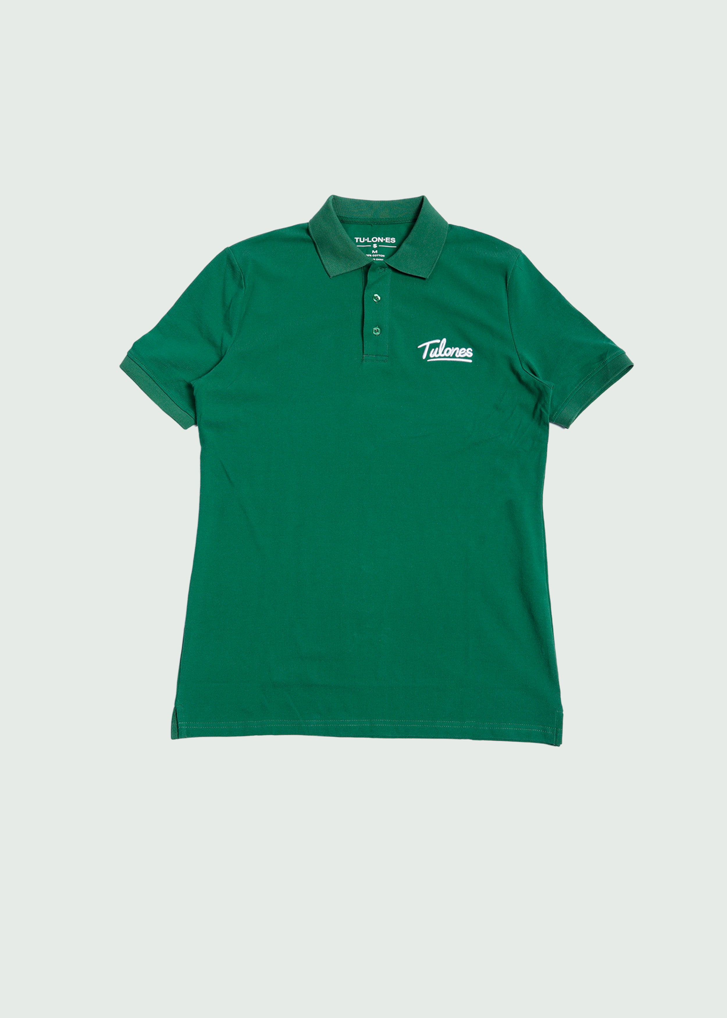 Cursive Polo Green Main image