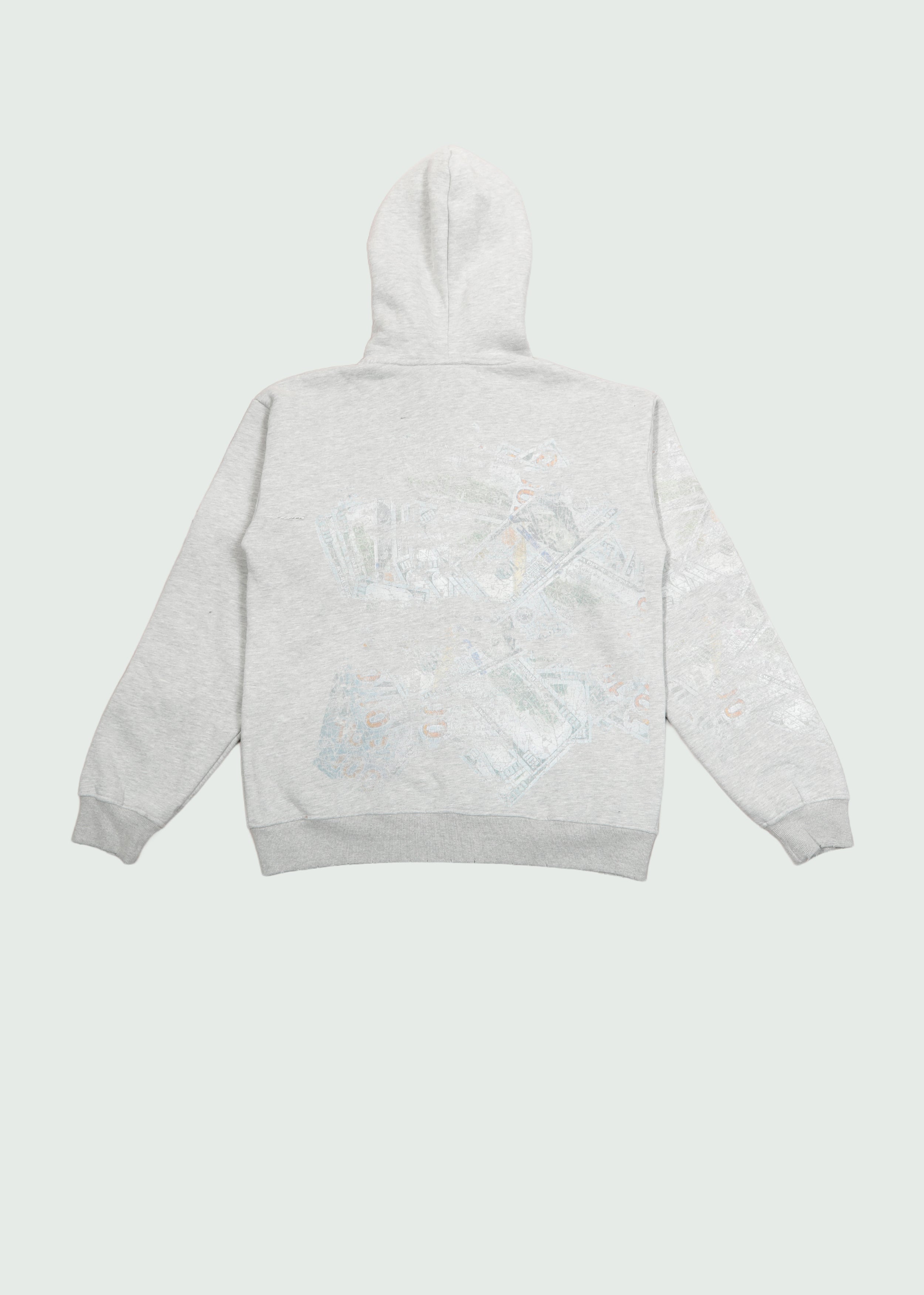 Rugged Zip-Up Hoodie Grey Secondary image