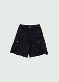 Baggy Black Cargo Shorts