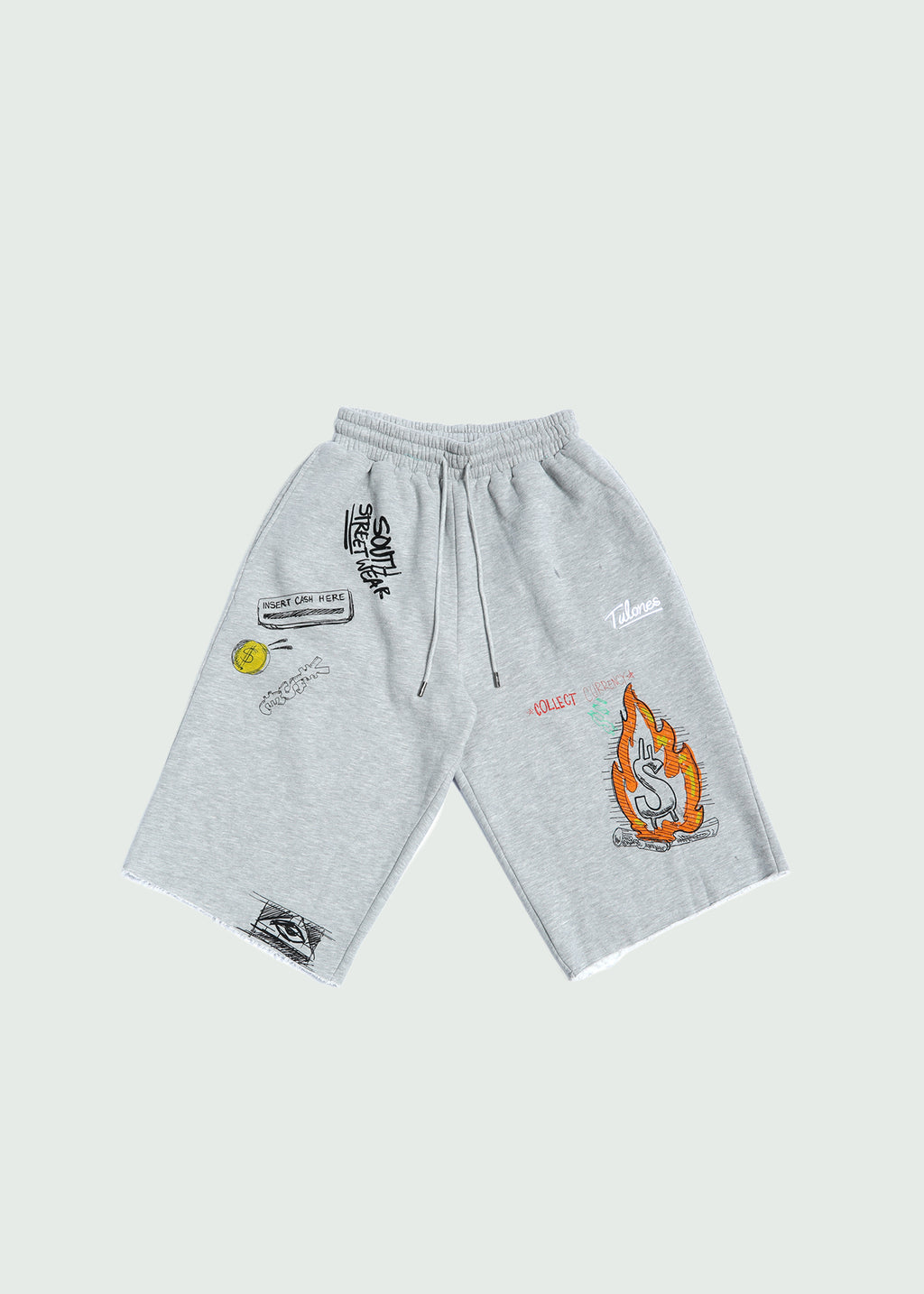 Insert Cash Long Shorts Grey