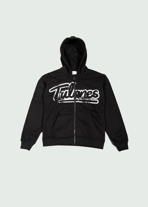 Multi-Font Hoodie Black