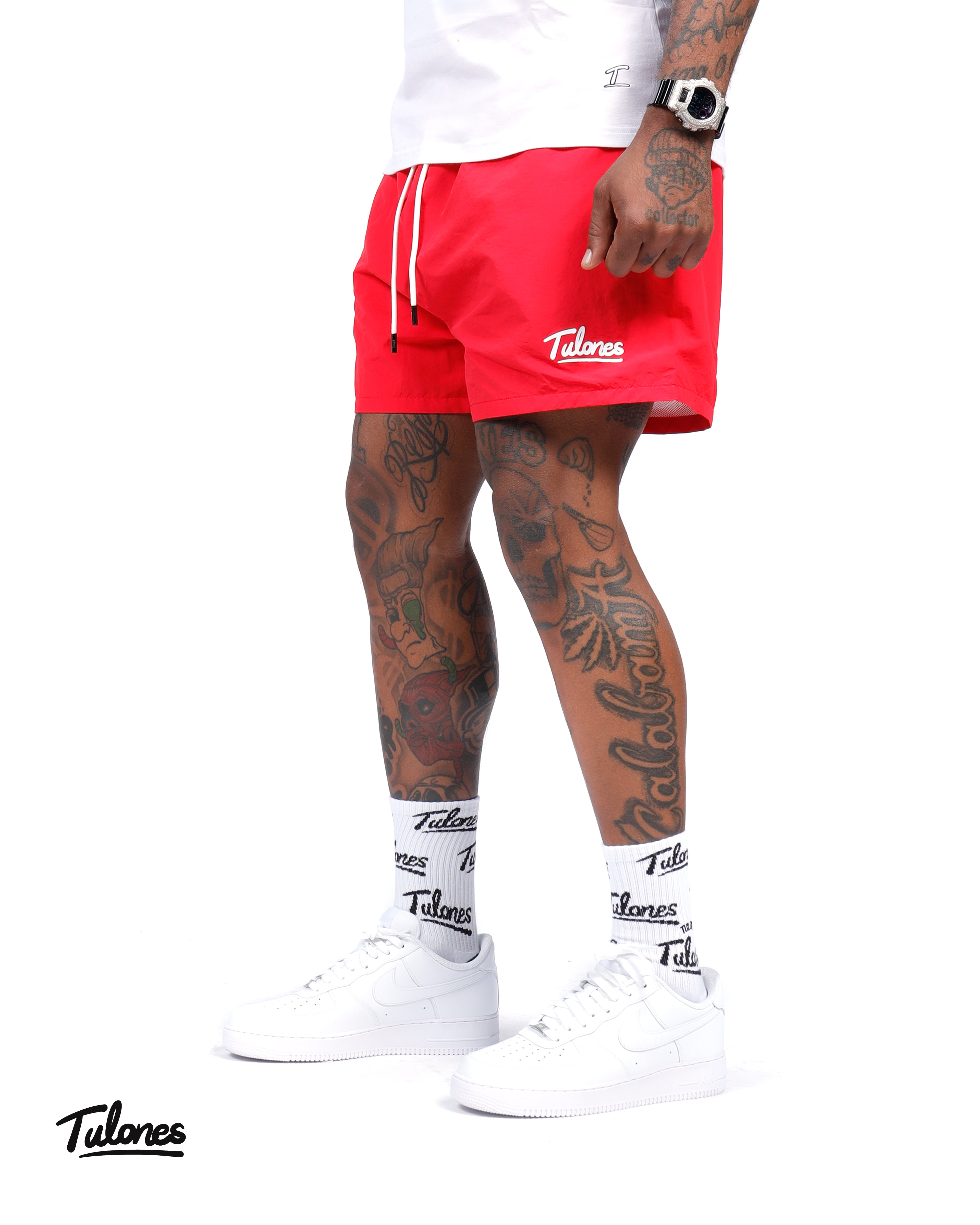 Classic Swim Trunks Red