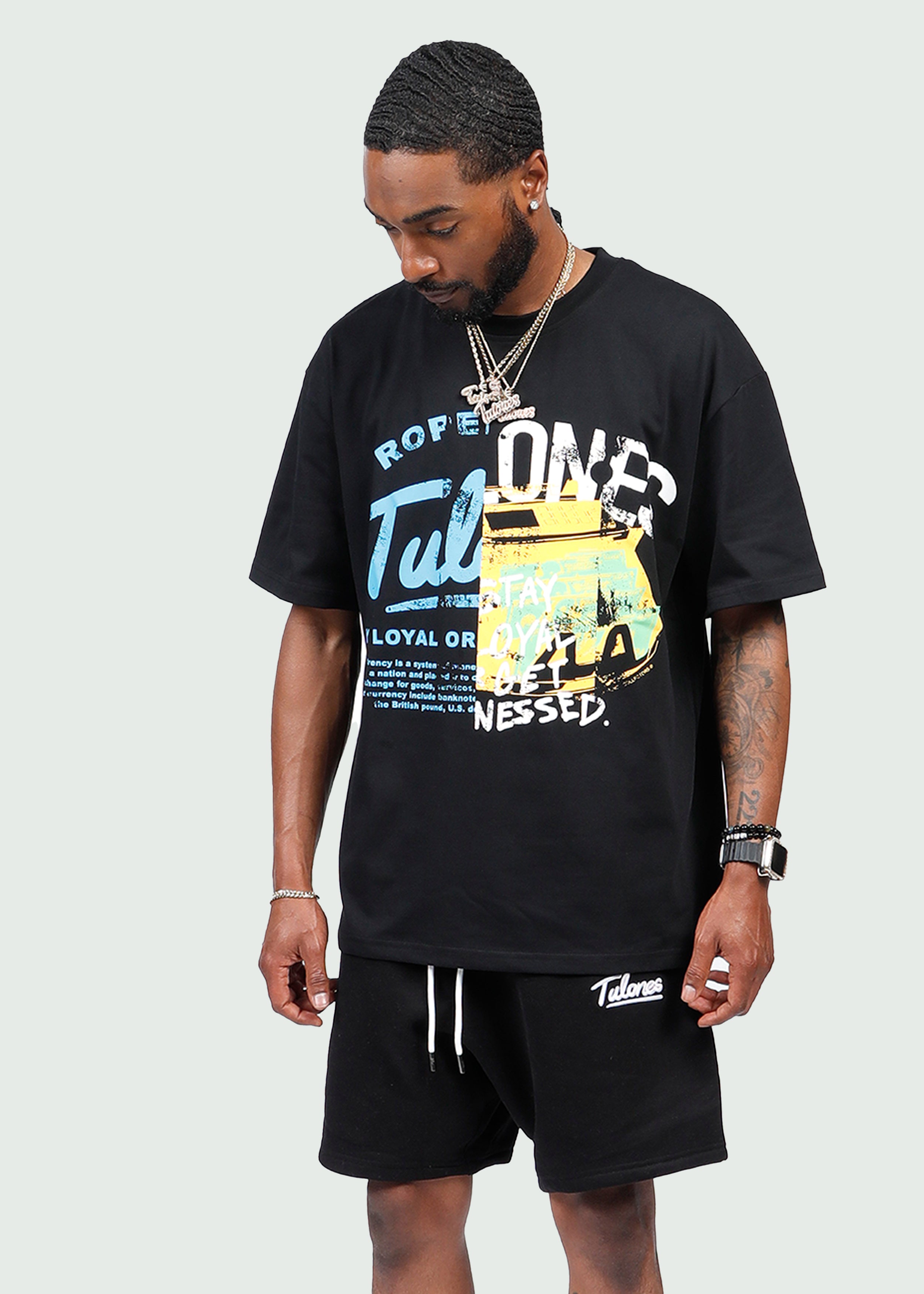 Double Design T-shirt Black Secondary image