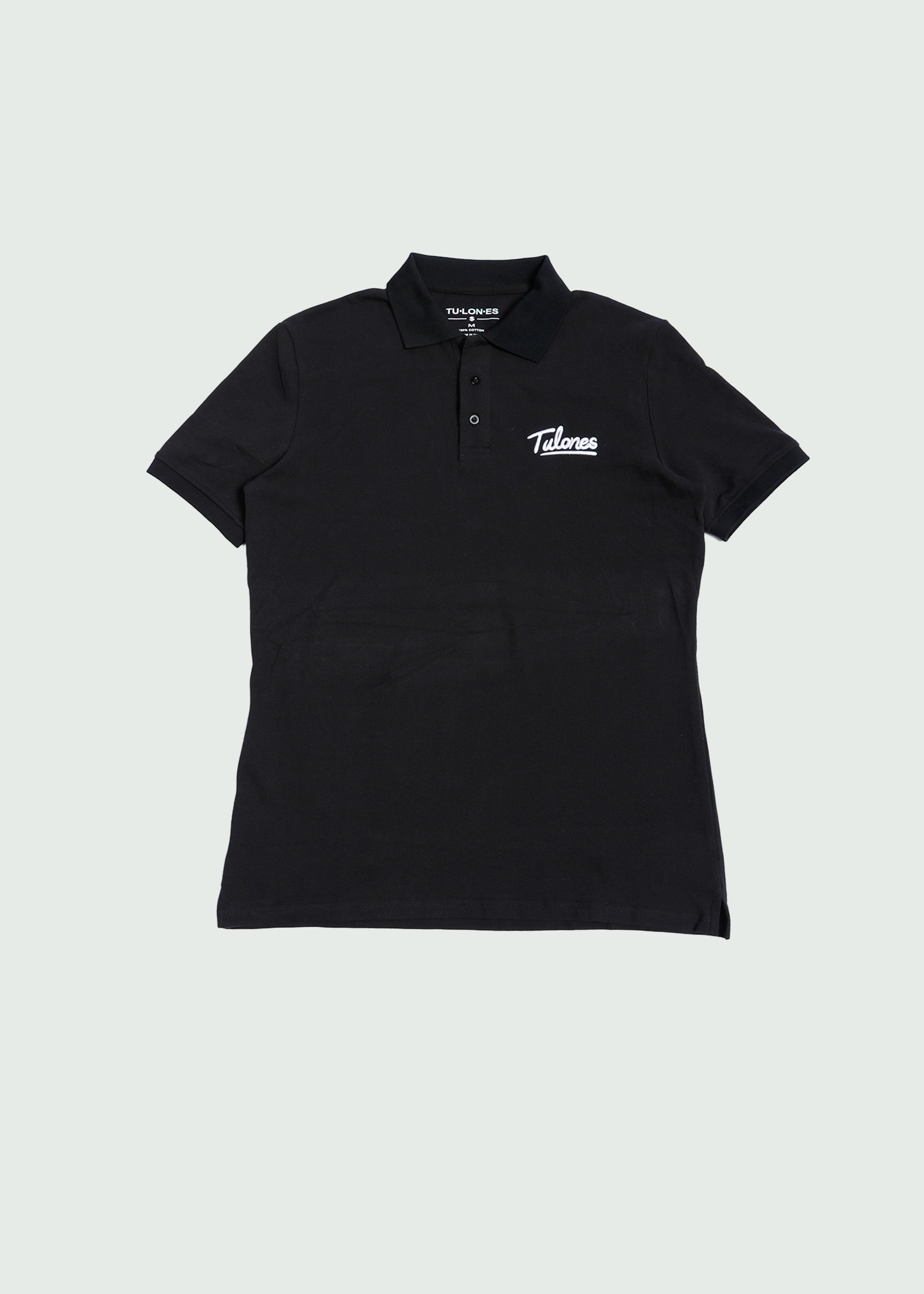 Cursive Polo Black Main image