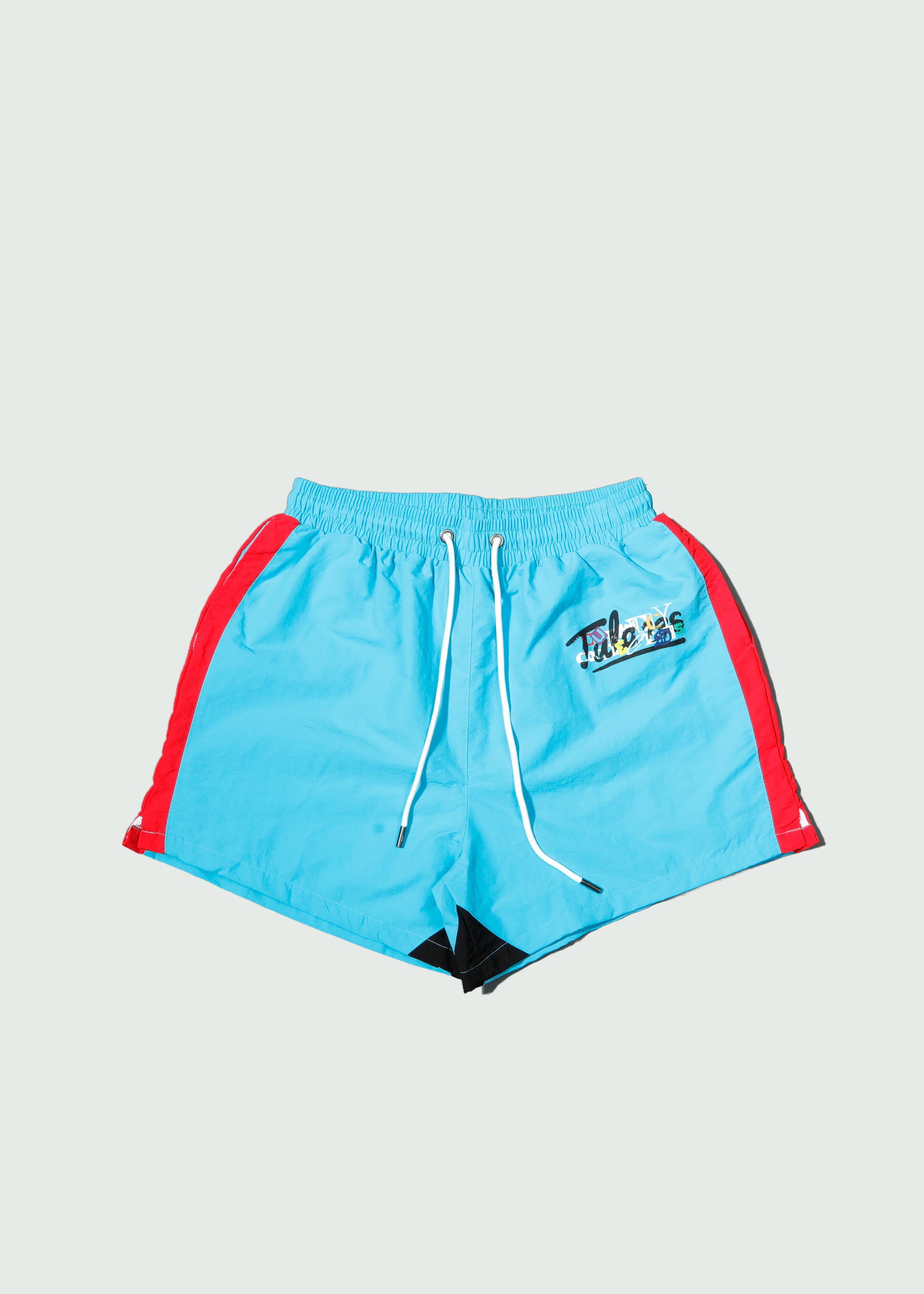 Multi Letter Shorts Blue Main image
