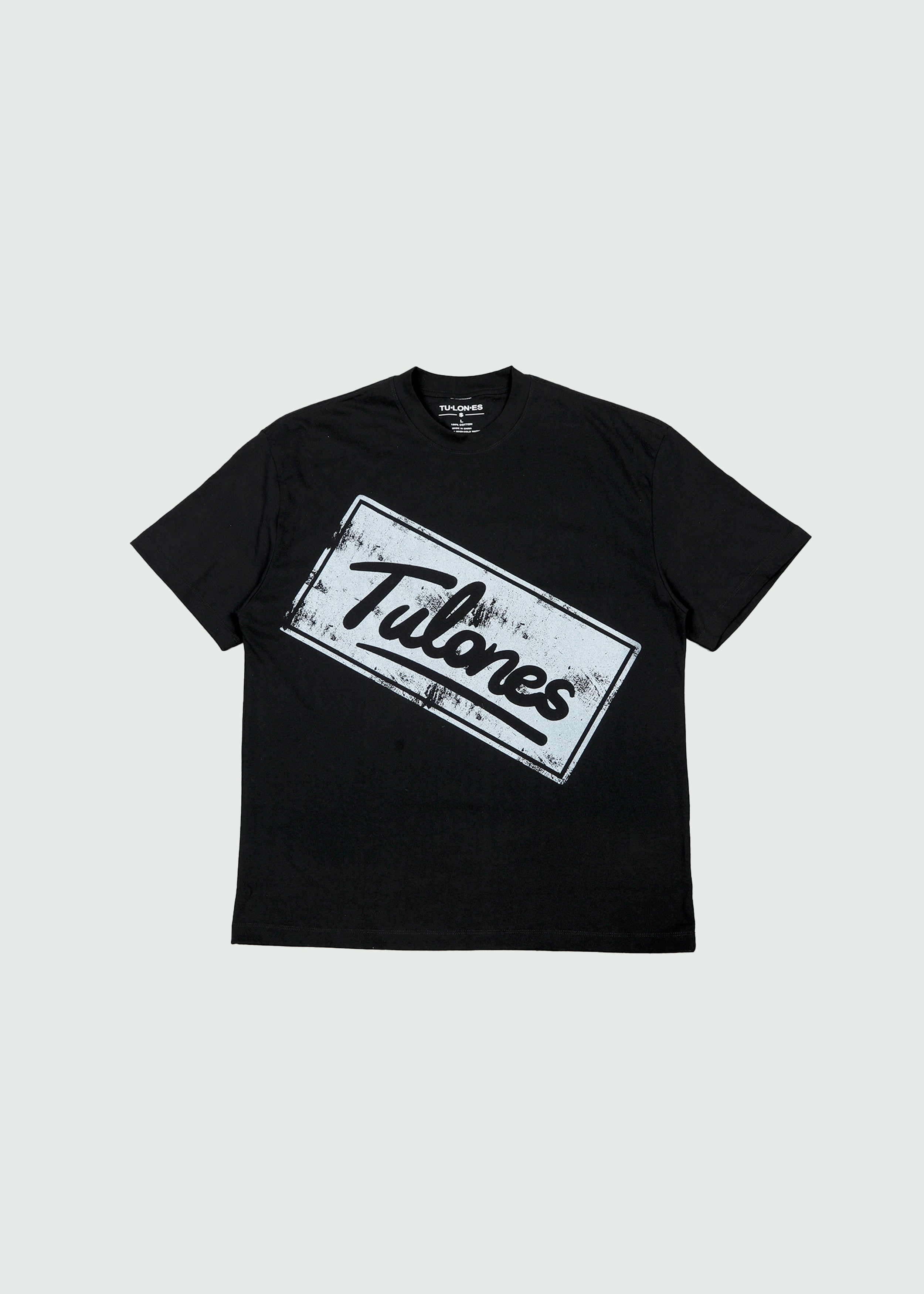 Postage Stamp T-shirt Black