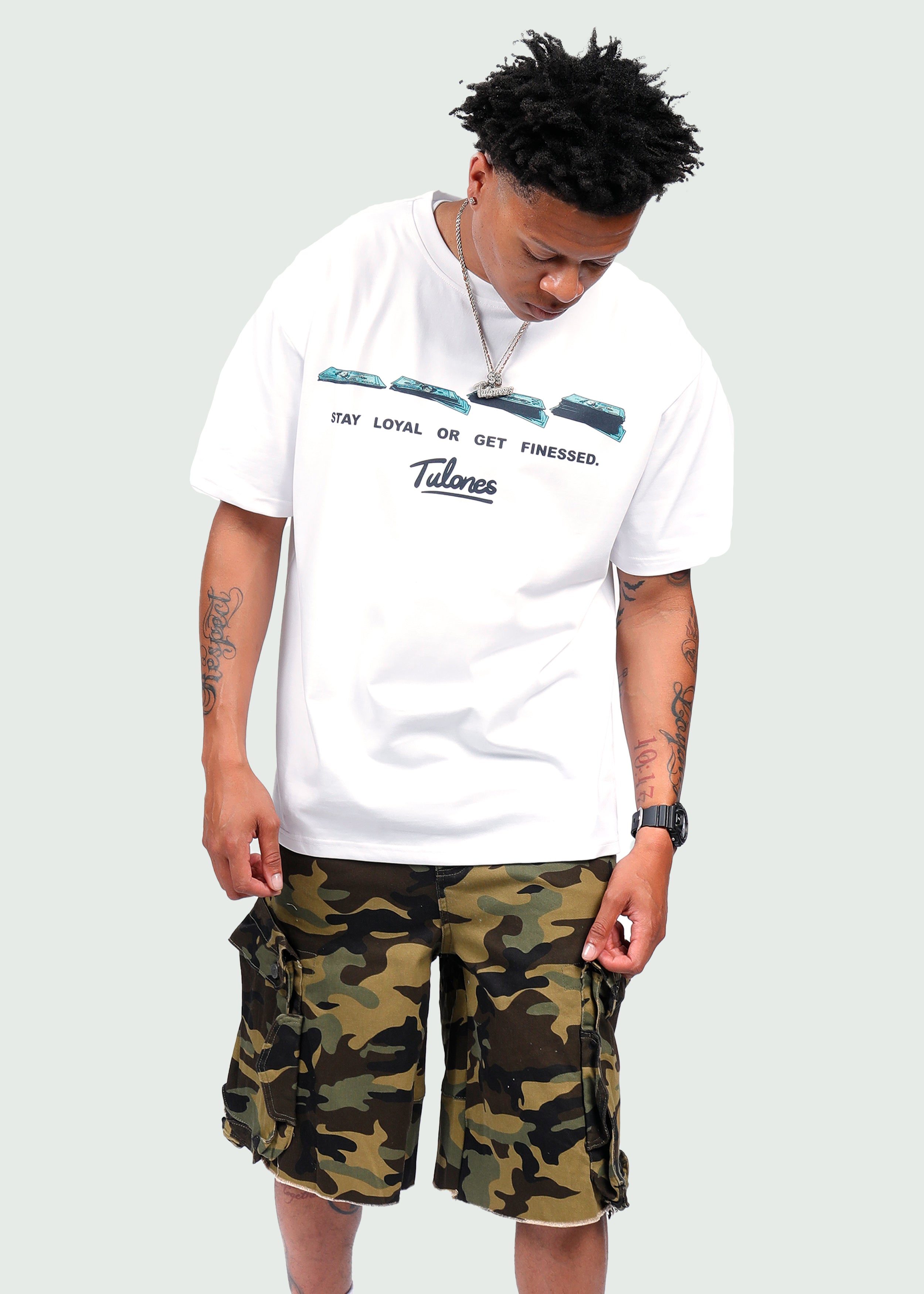 Stacks Up T-shirt White Secondary image