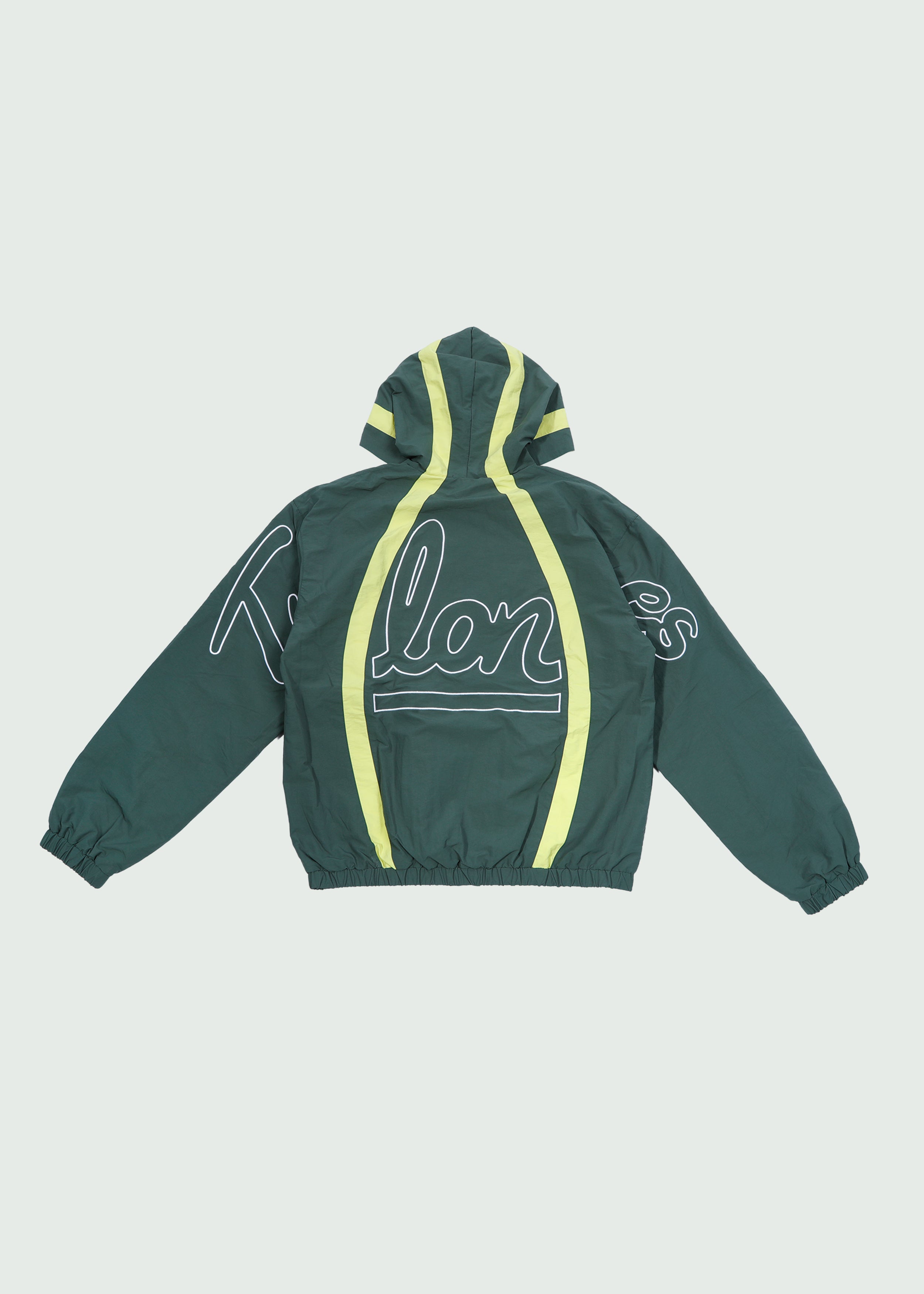 Shell Nylon Hoodie Zip-Up Green Secondary image