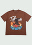 Eagle  Landing T-shirt Brown
