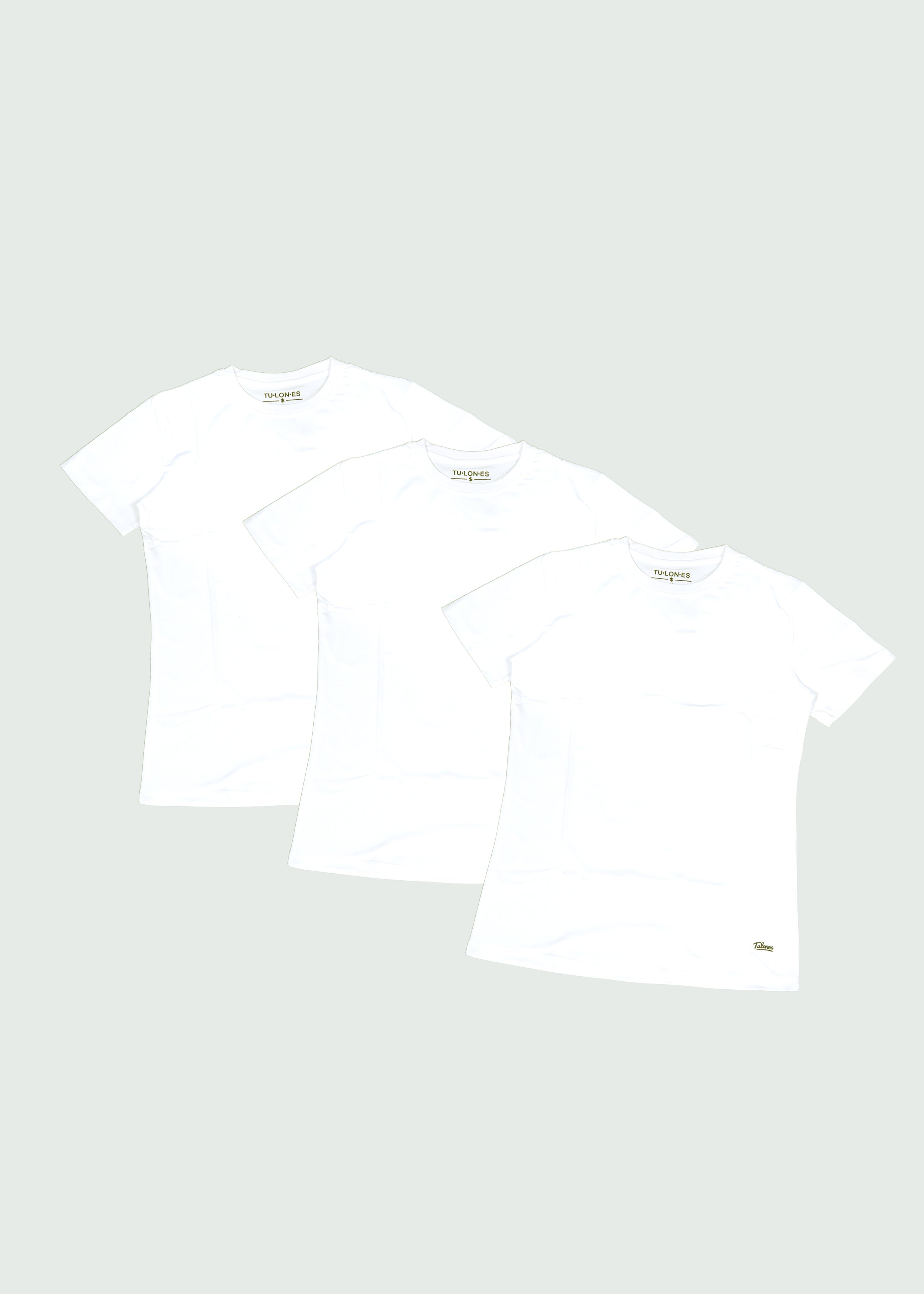 Cursive White Pack Of Tees 3 Pack