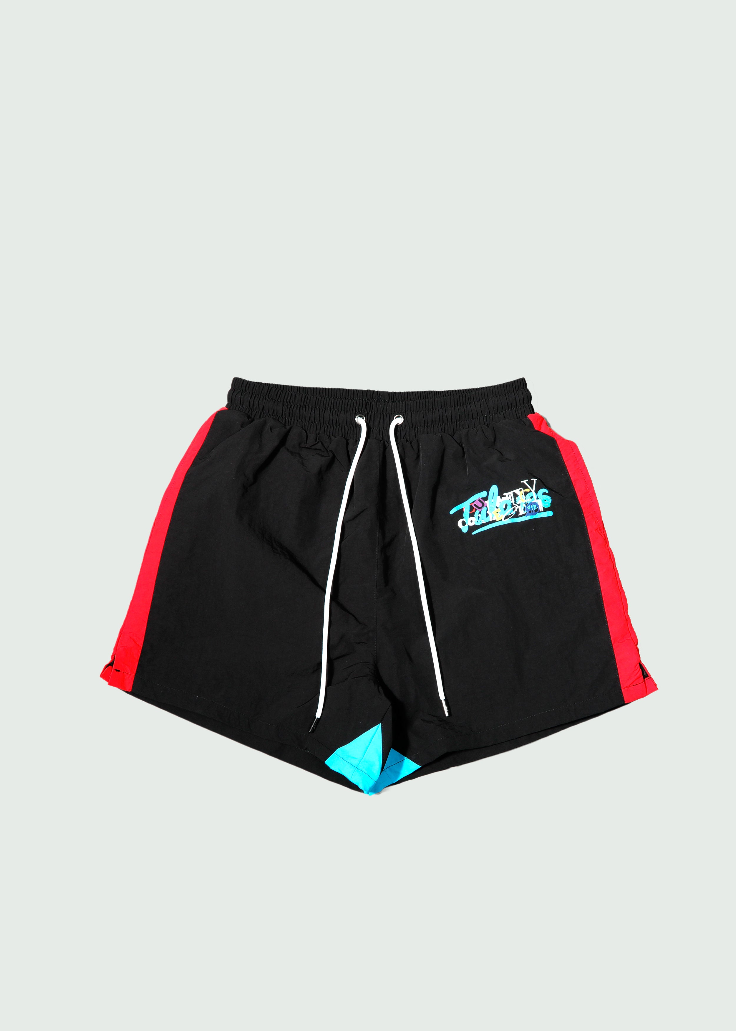Multi Letter Shorts Black Main image
