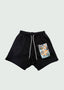 Vandalized Shorts Black