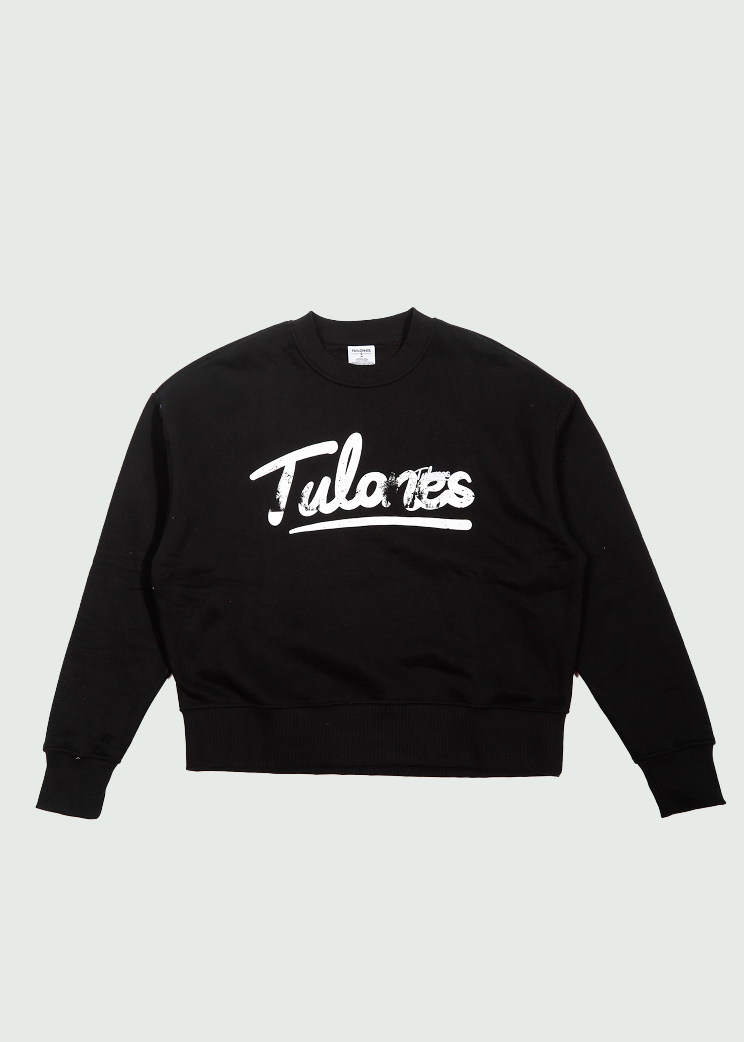 Cursive Crewneck Black