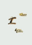 Gold 3 Pack Hat Pins