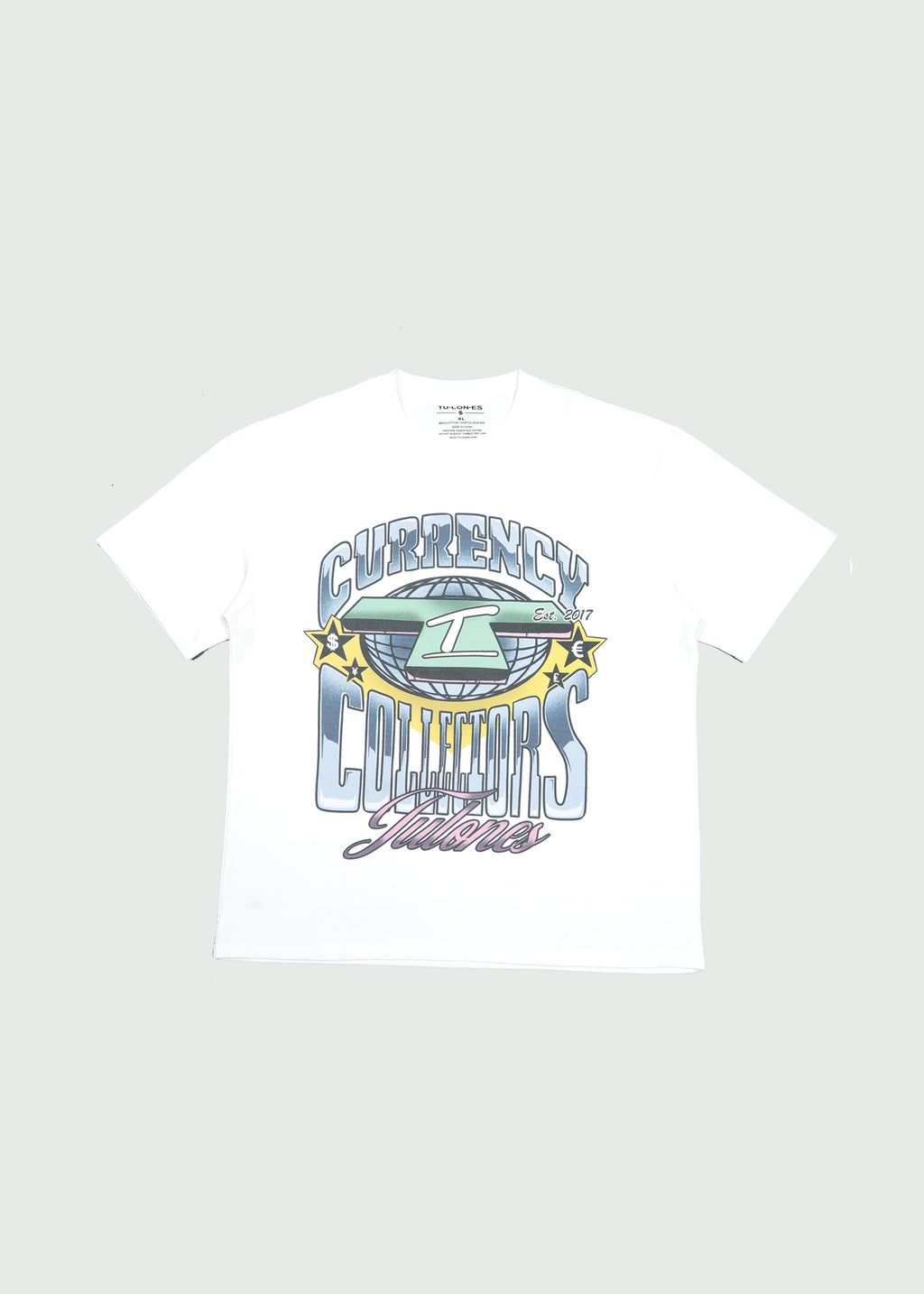 Currency Makes The World Turn T-shirt White