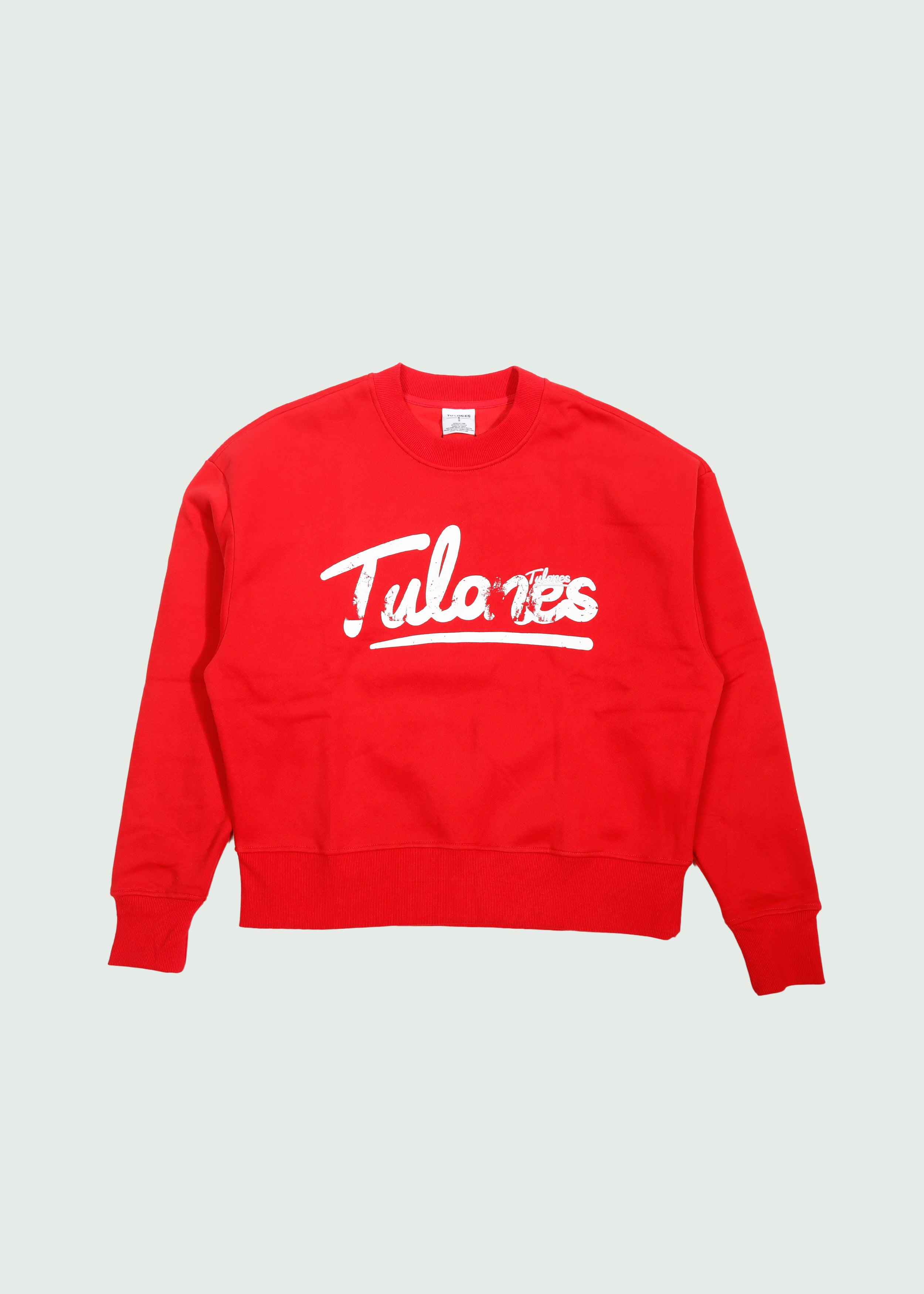 Cursive Crewneck Red Main image