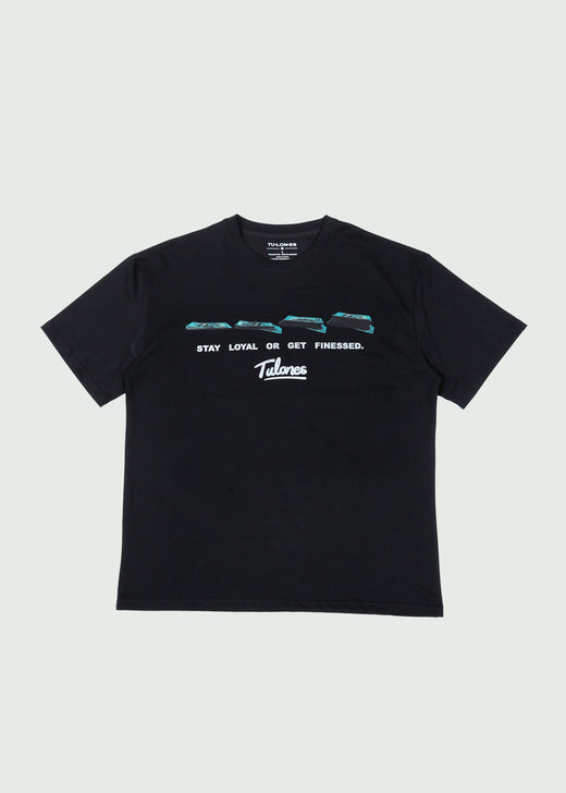 Currency Gamble Cards Cut Off T-shirt Black