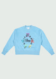 25’ Swiss Franc Baby Blue Crewneck