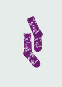 Purple By Any Means Socks