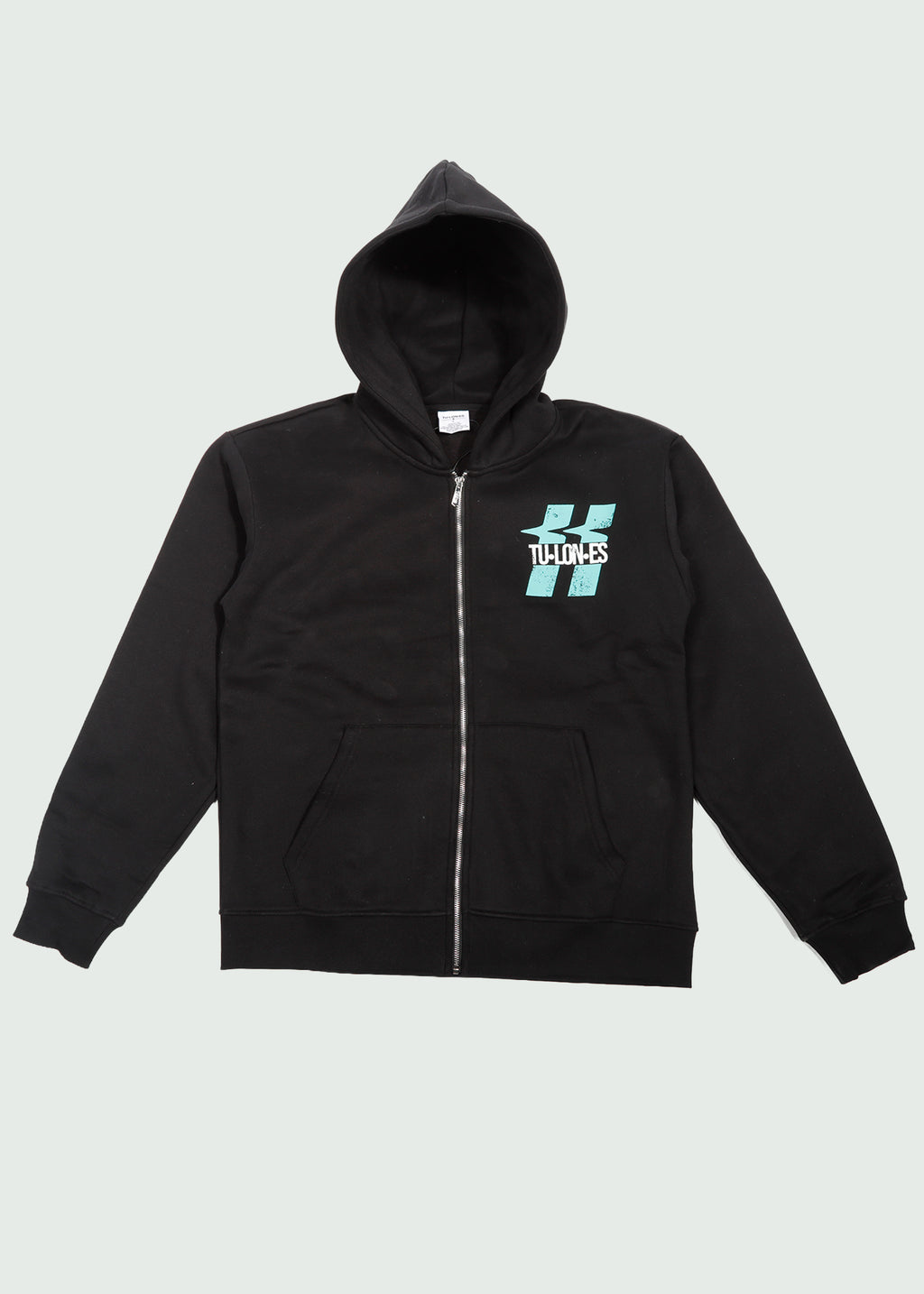 TU•LON•ES Zip Up Hoodie Black