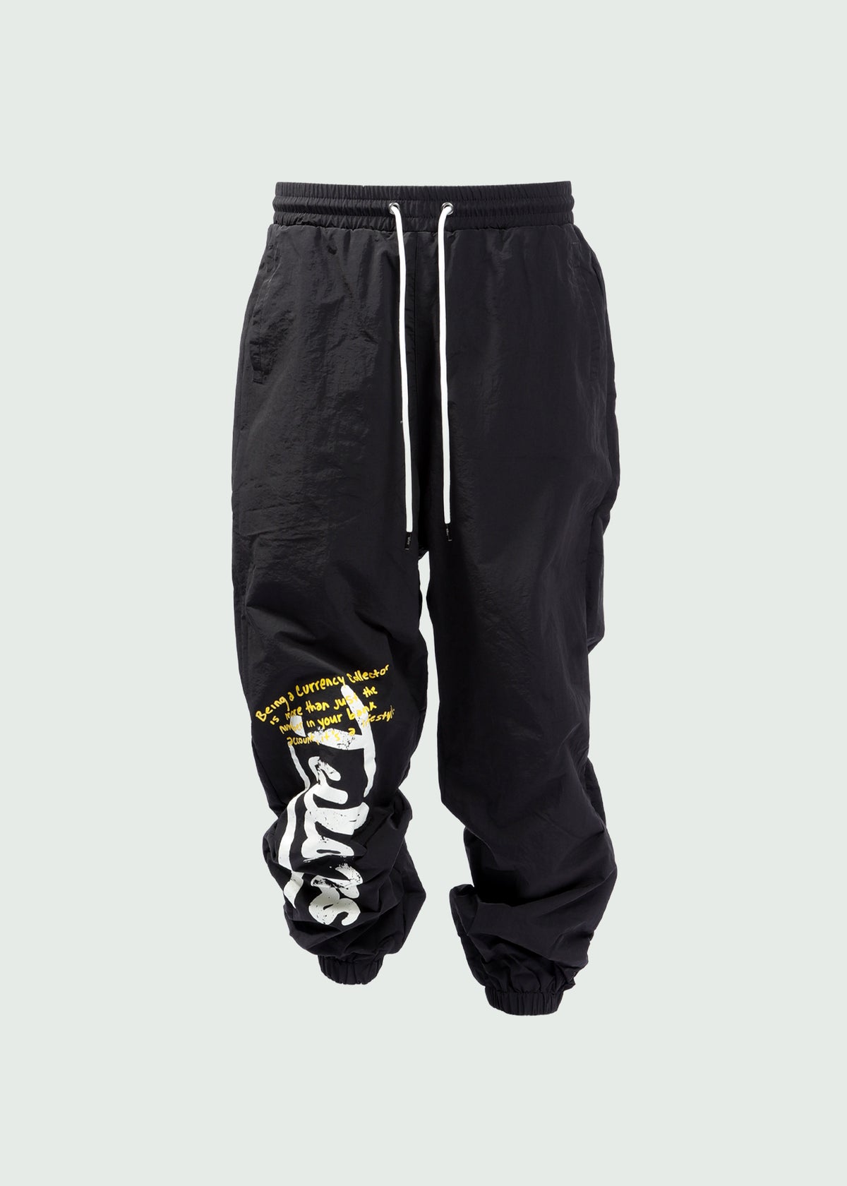 Two Stripe Nylon Pants Black Main image