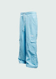 Nylon Pants Blue