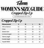 Cursive Cropped Zip-Up Hoodie Women Pink