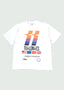 Two Line Multi T-shirt White