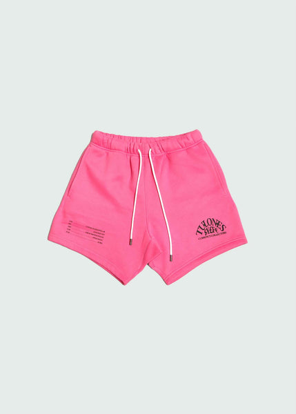 Multi Currencies Shorts Pink